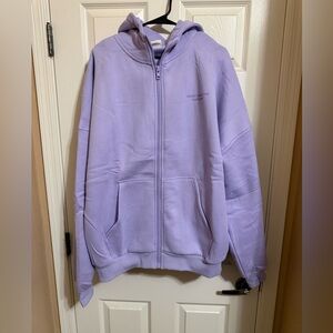 Lavender pastel collection zip up Hoodie